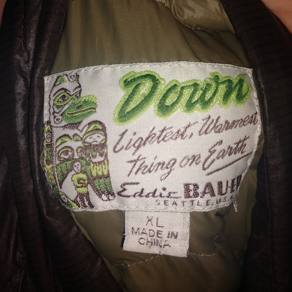 Dark Brown Lightweight Down Jacket - image 2